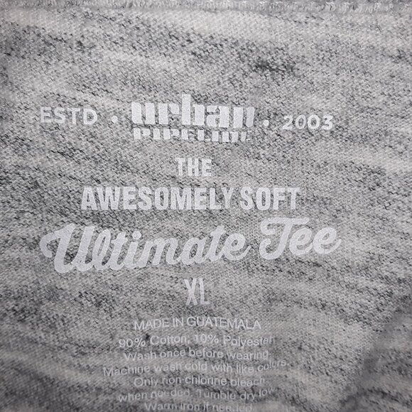 Urban Pipeline boys XL gray/white "The Awesomely Soft Ultimate Tee" - Picture 4 of 4